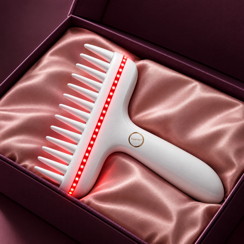 HueMe™ Red Light Scalp Massage Comb